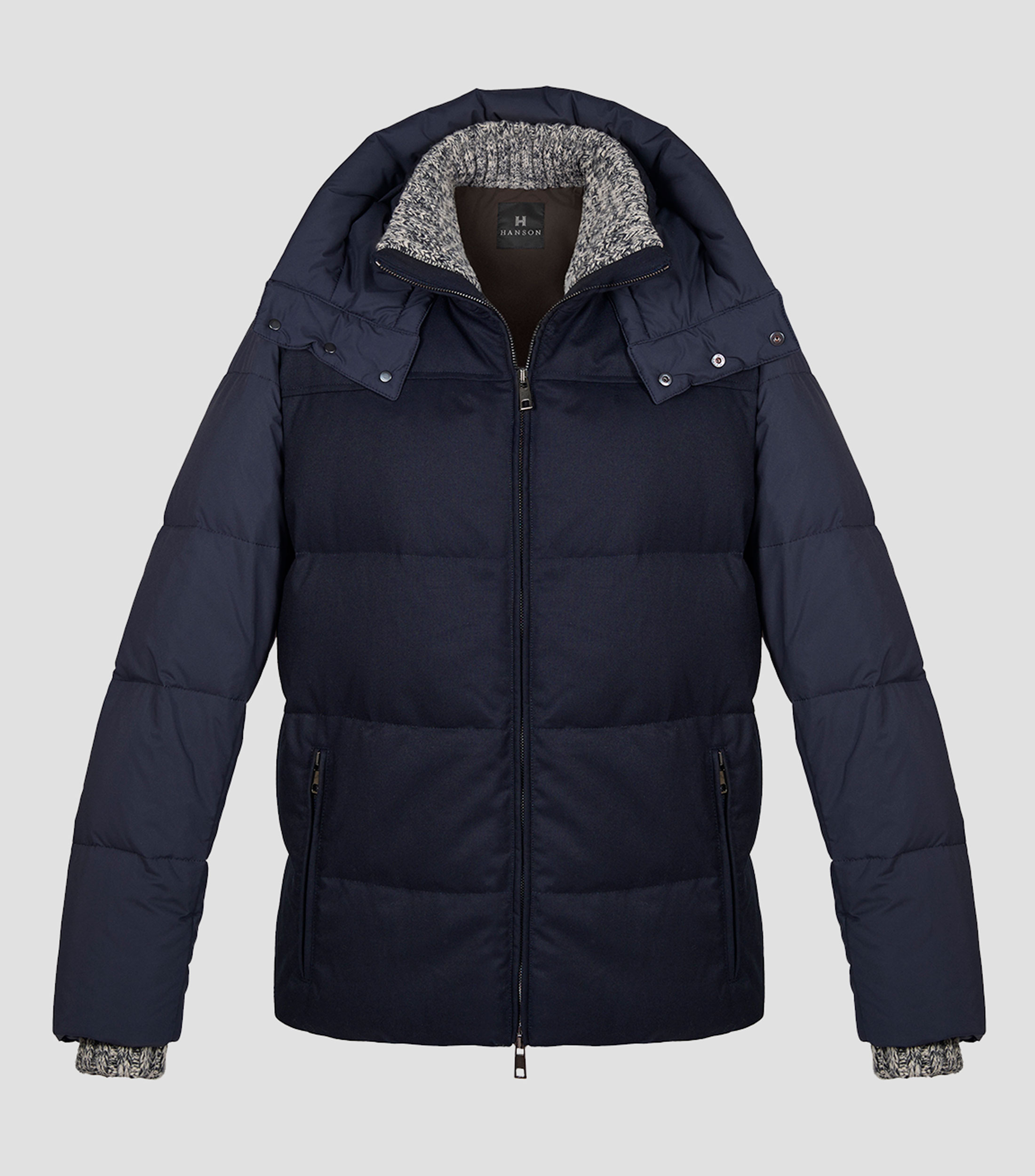 Chamarra Puffer con capucha Hombre